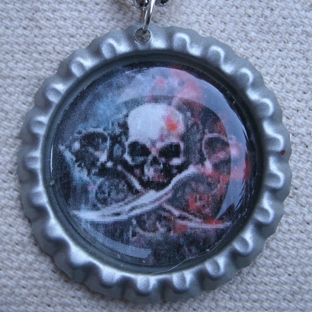 Skull & Crossed Swords Necklace